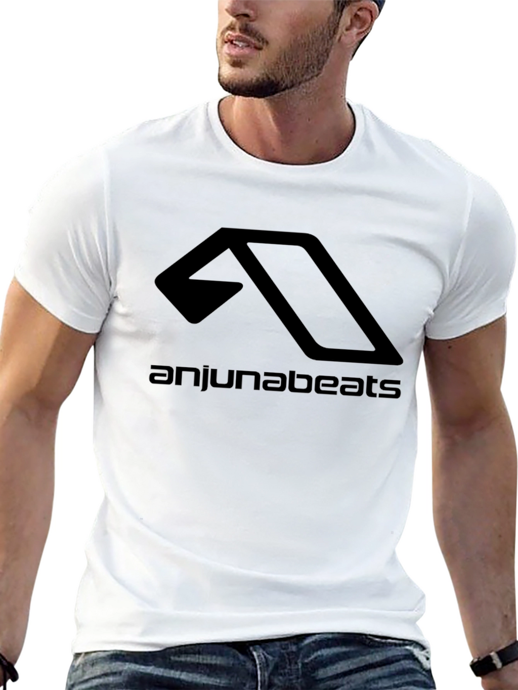 Anjunabeats Black Graphic T-Shirt