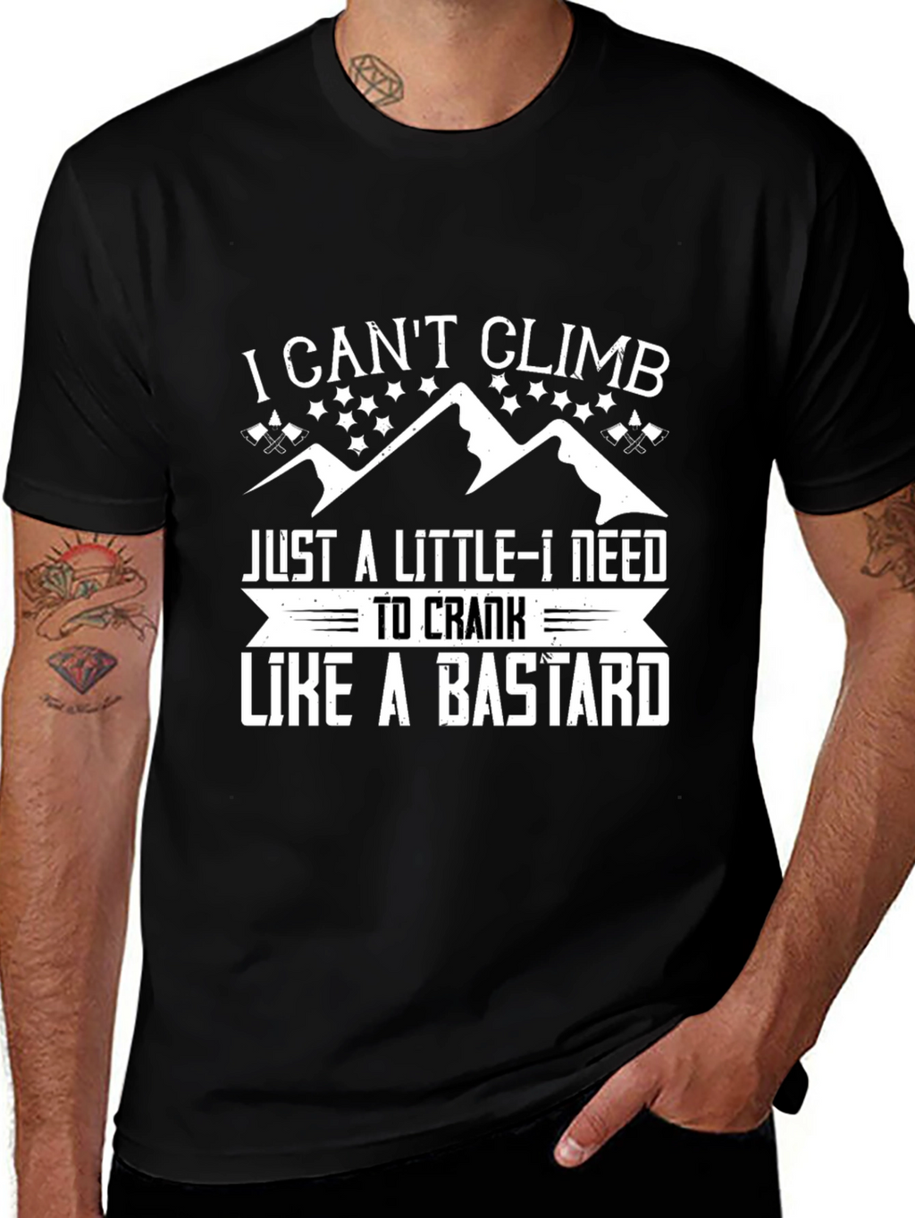 I Cant Climb T-Shirt Funny Climbing Shirt