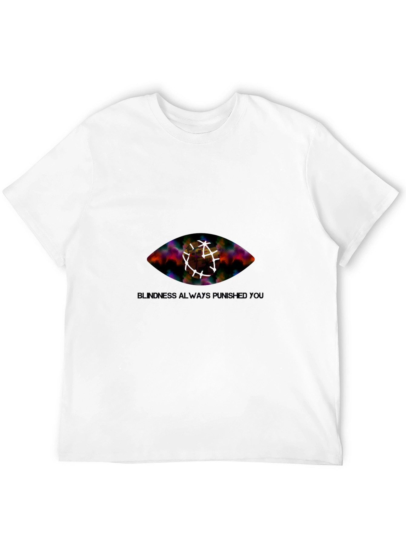 Eye Graphic Black T-Shirt - Blindness Punished You