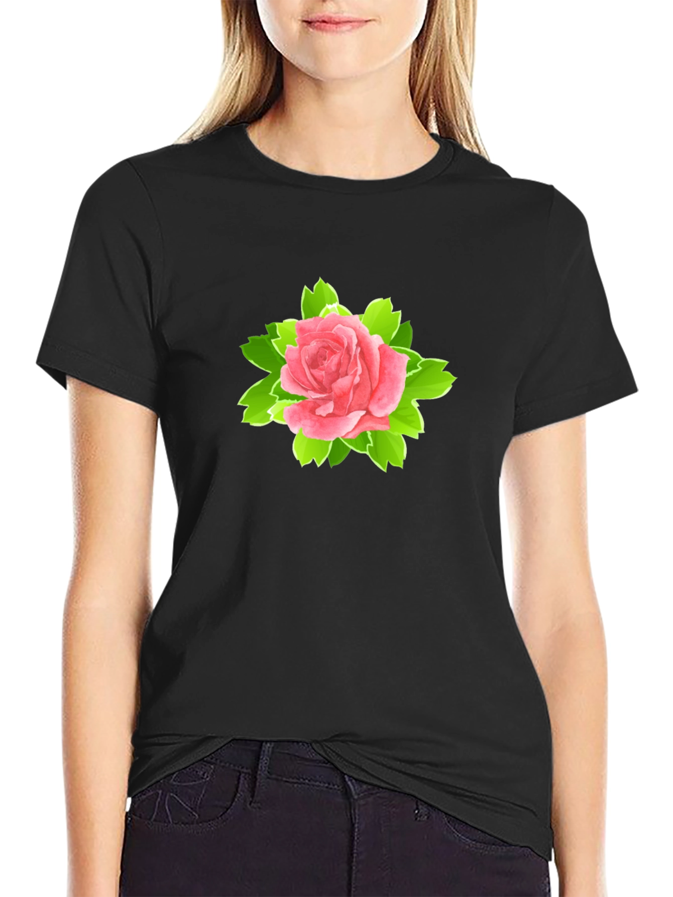 Rose Graphic T-Shirt