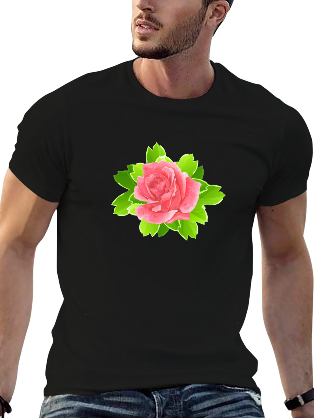 Rose Graphic T-Shirt