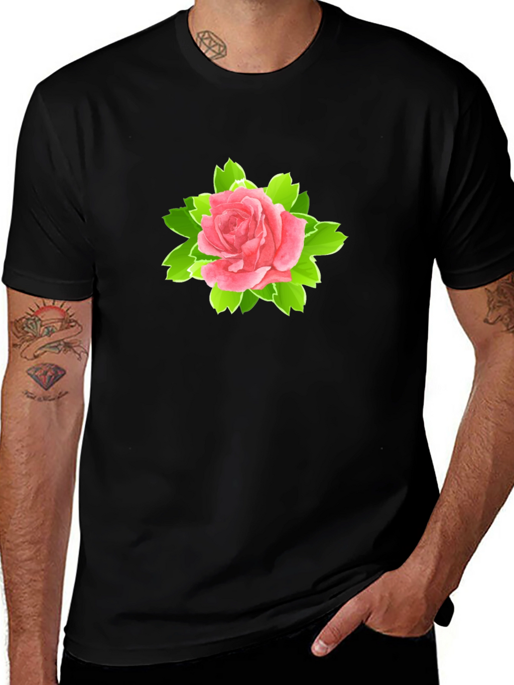 Rose Graphic T-Shirt