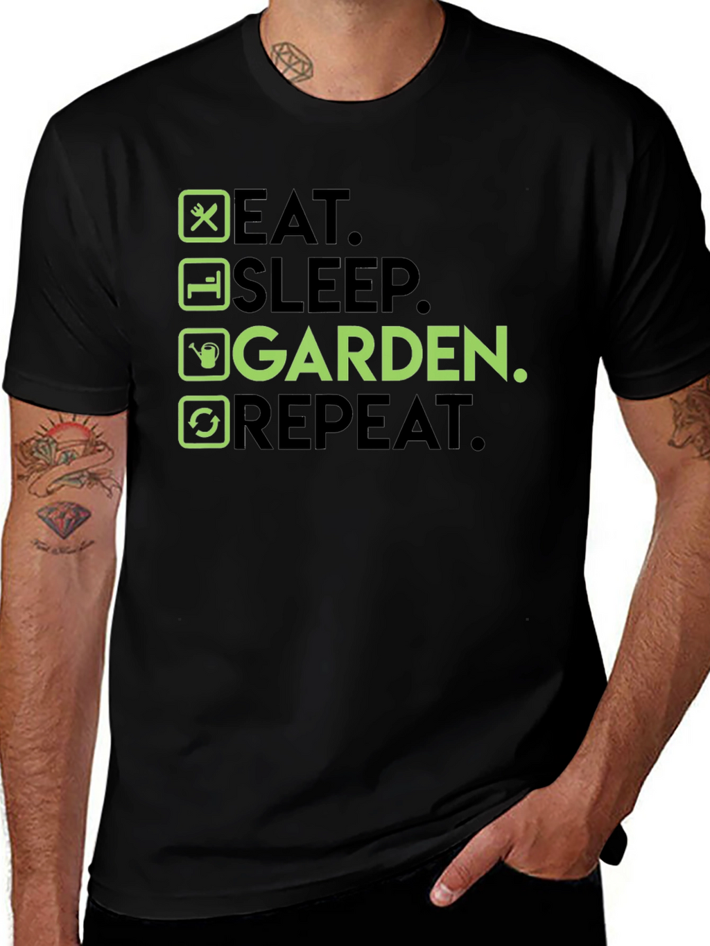 Eat Sleep Garden Repeat T-Shirt