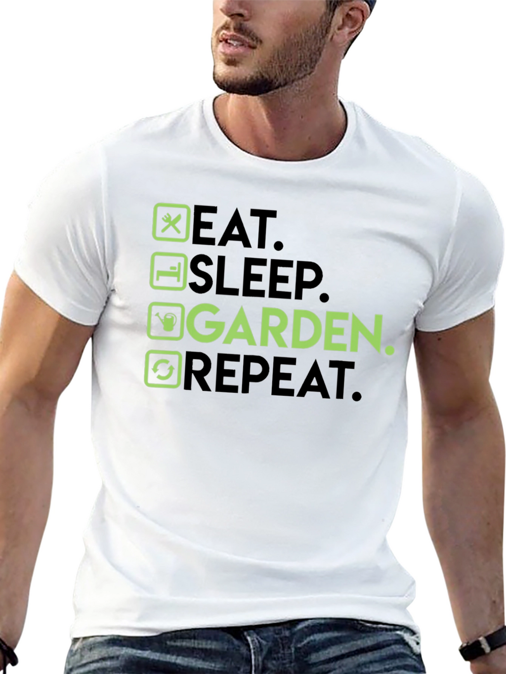 Eat Sleep Garden Repeat T-Shirt