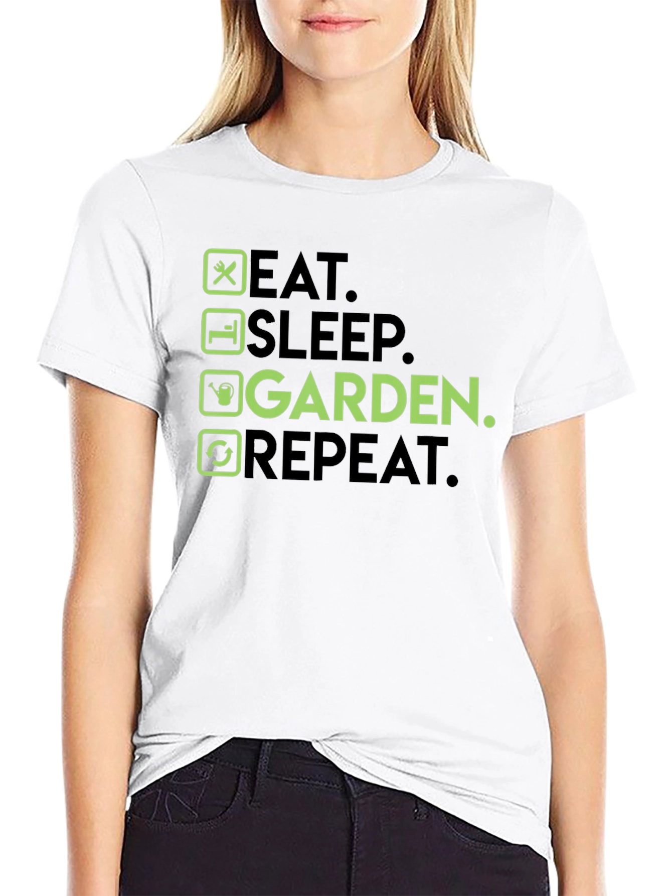 Eat Sleep Garden Repeat T-Shirt