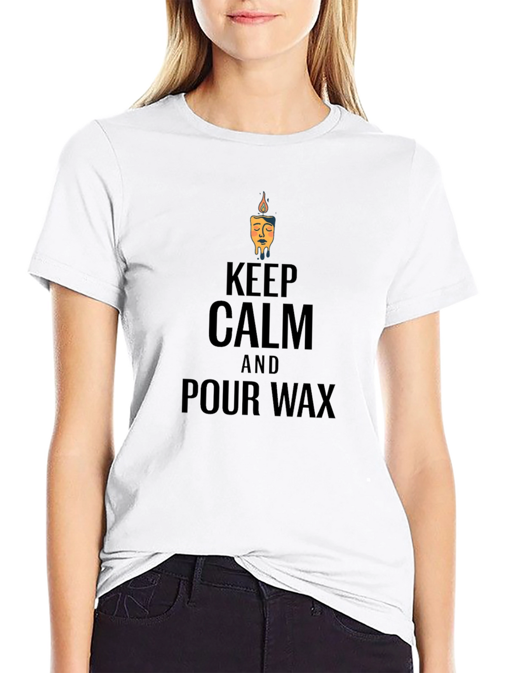 Keep Calm & Pour Wax Graphic T-Shirt