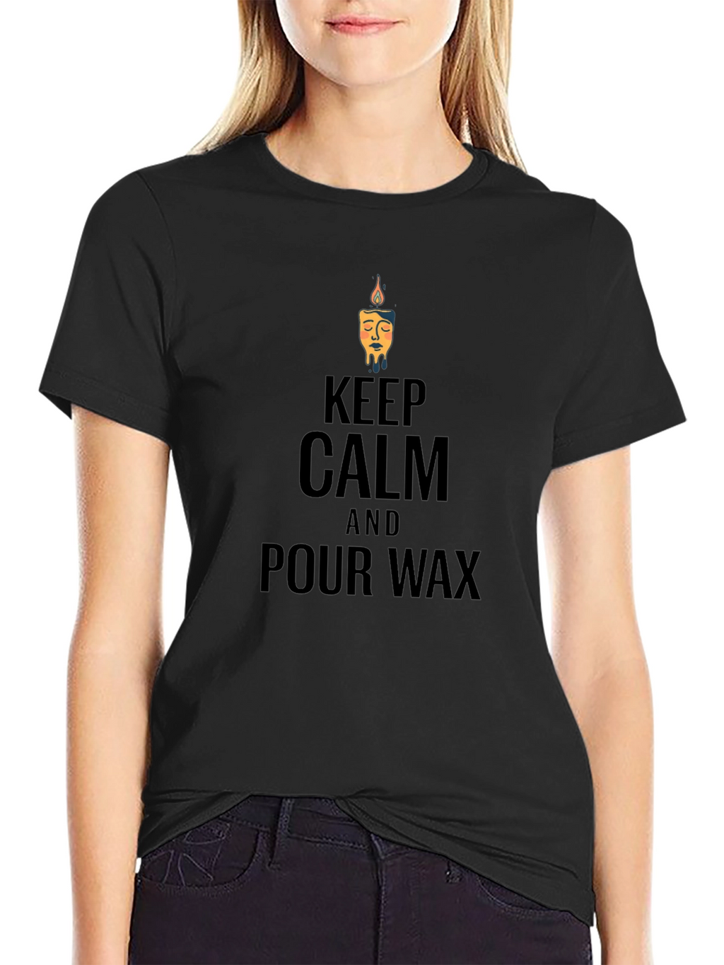 Keep Calm & Pour Wax Graphic T-Shirt