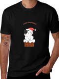 Festive Cat Good Morning Graphic Tee
