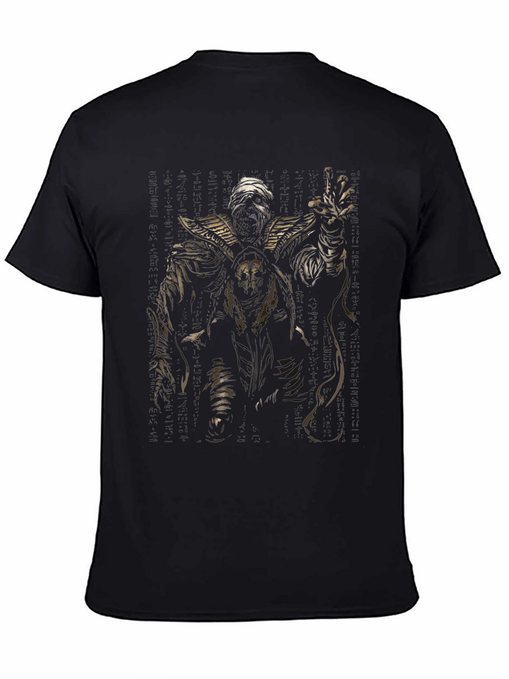 Mummy Graphic Print Black T-Shirt