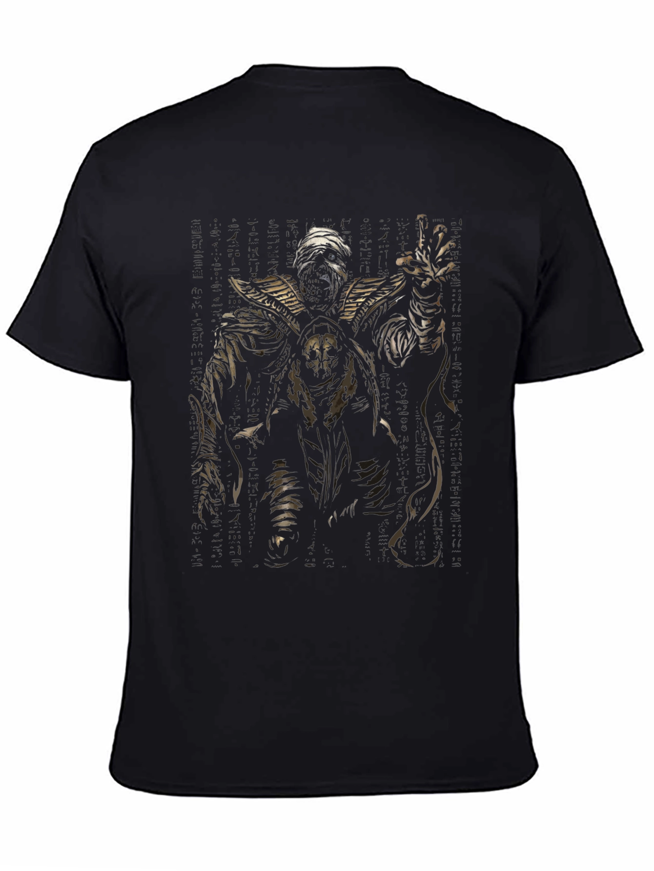 Mummy Graphic Print Black T-Shirt