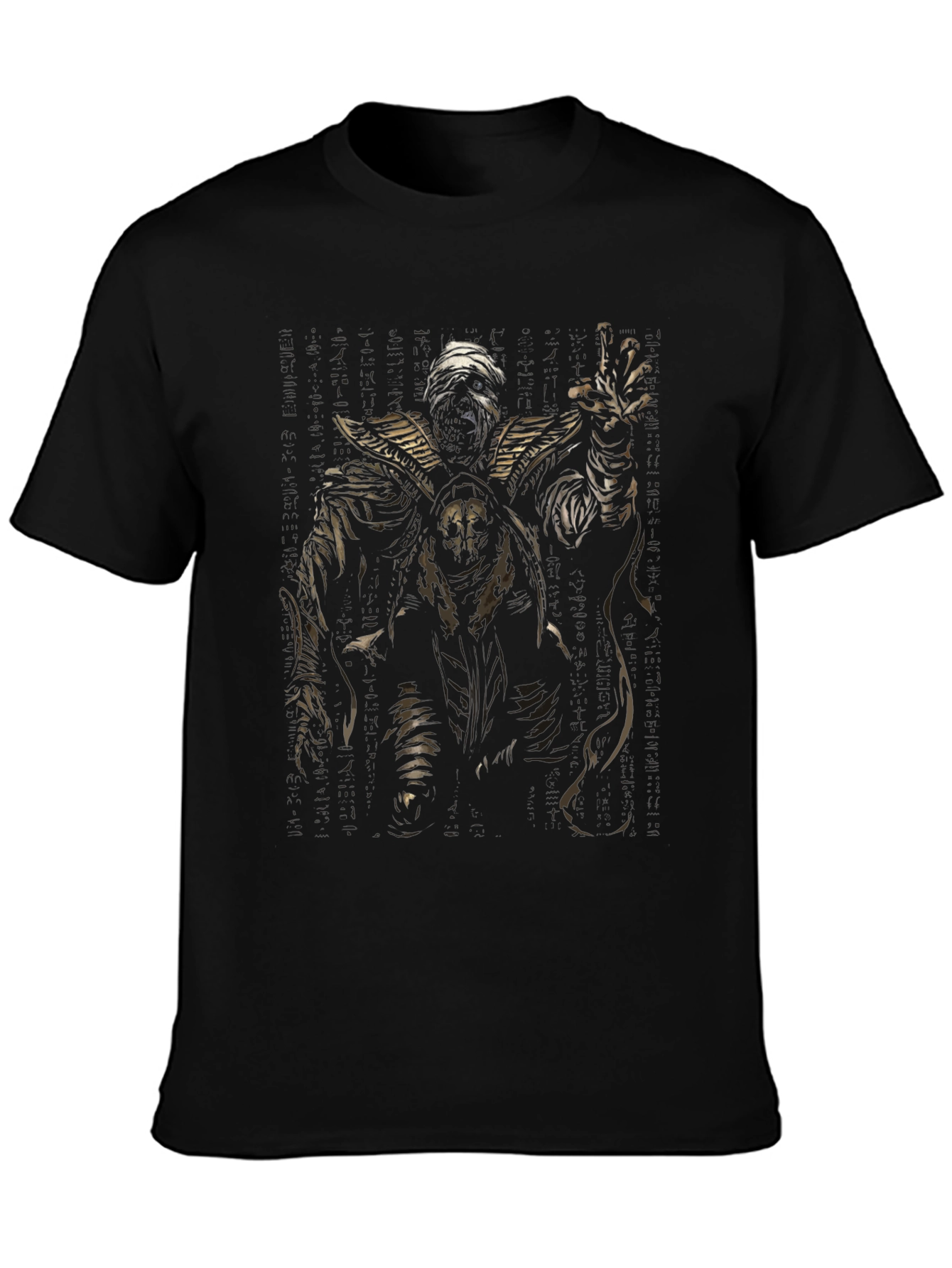 Mummy Graphic Print Black T-Shirt