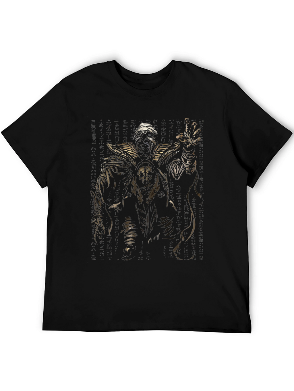 Mummy Graphic Print Black T-Shirt