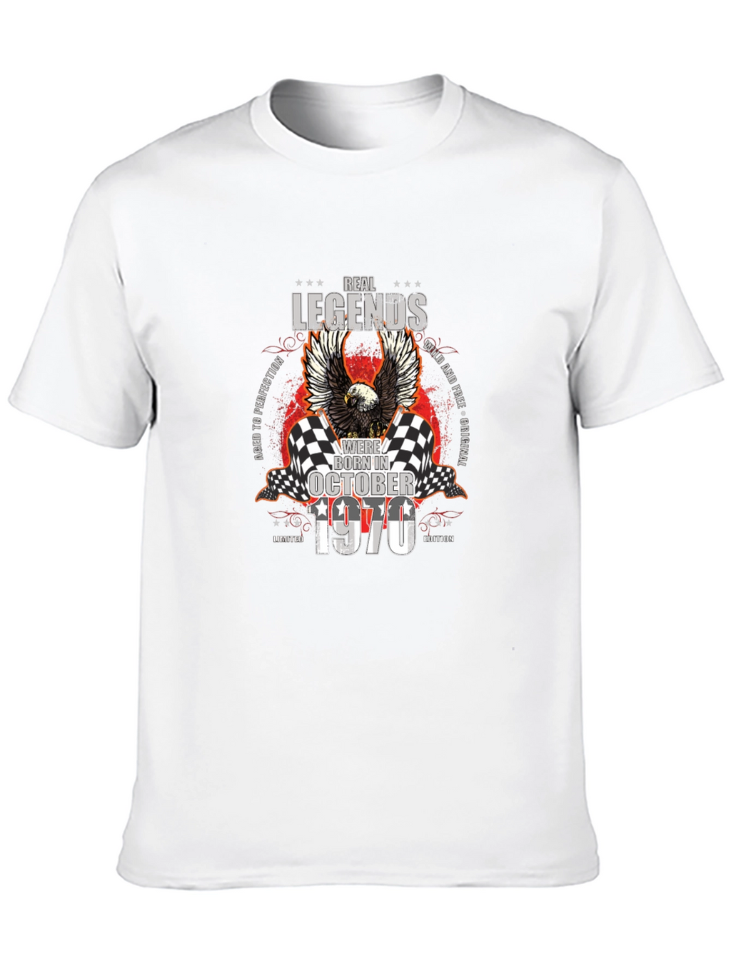 Real Legends Born In October 1970 T-Shirt