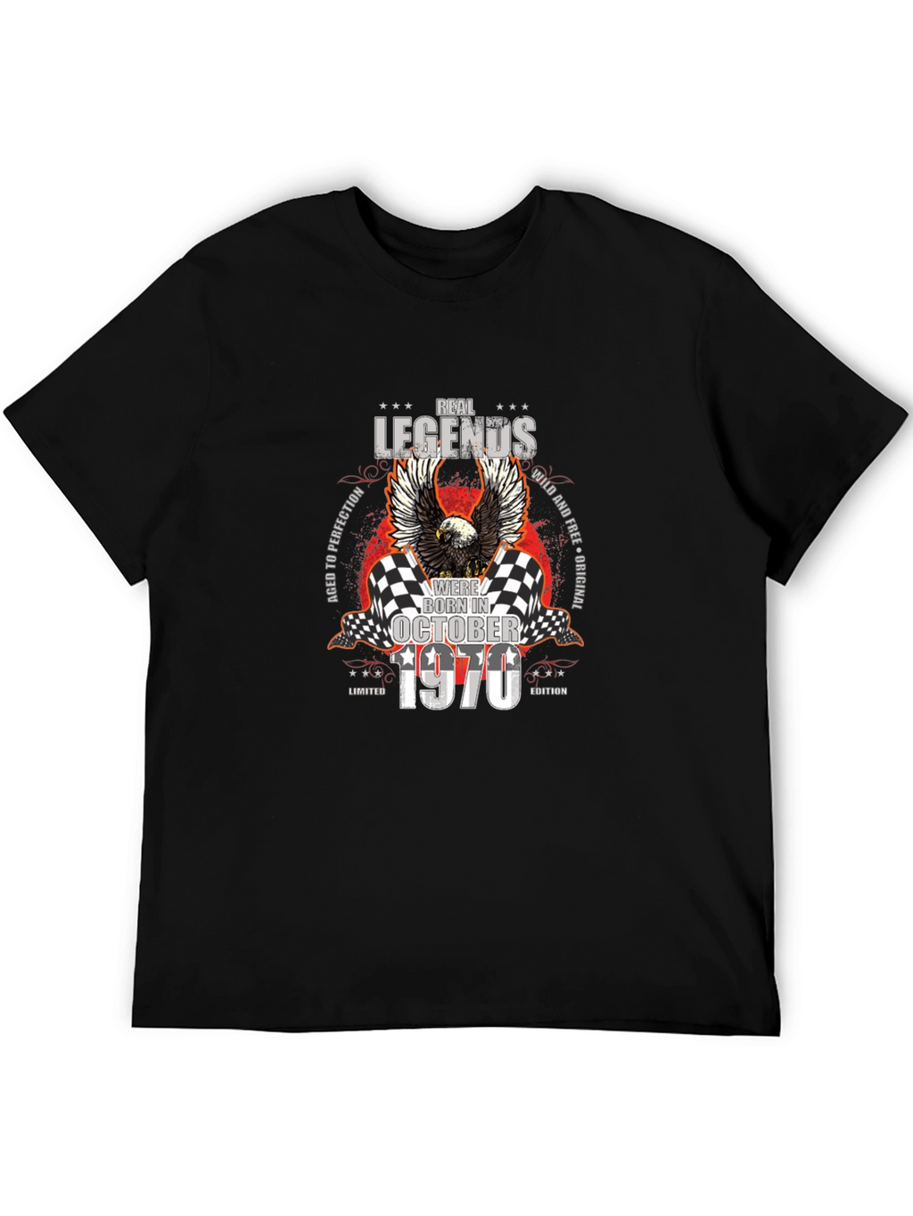 Real Legends Born In October 1970 T-Shirt