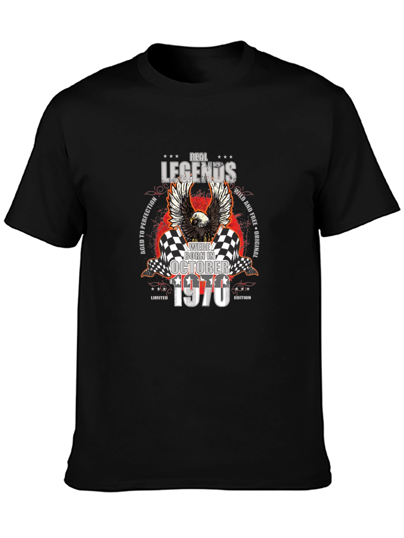 Real Legends Born In October 1970 T-Shirt