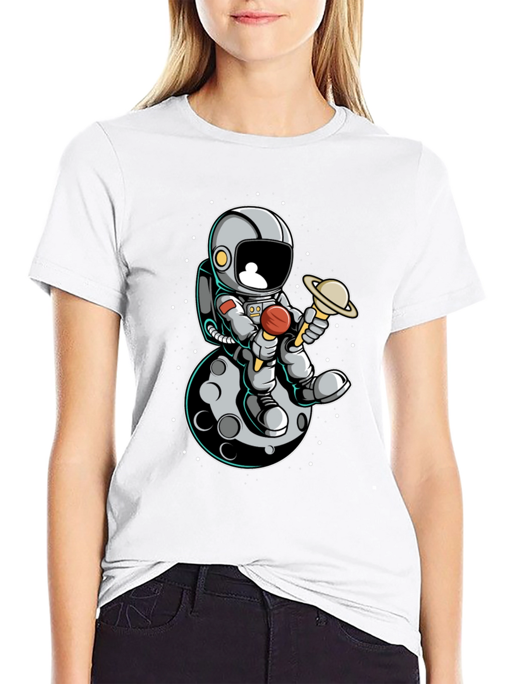 Astronaut Moon Graphic Tee
