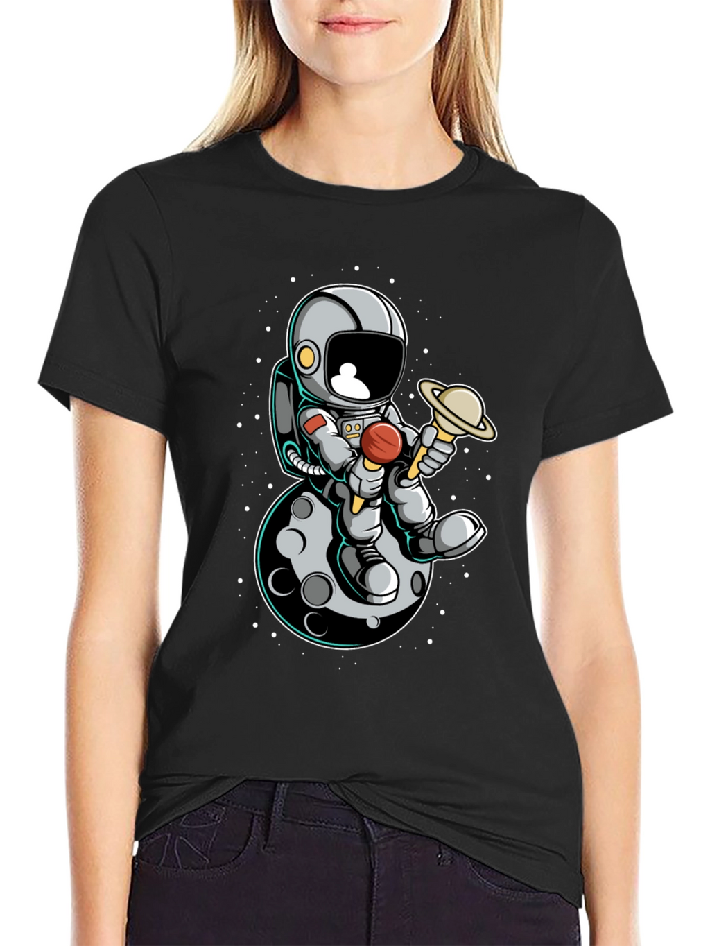 Astronaut Moon Graphic Tee