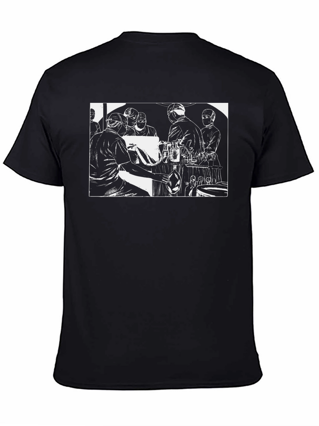 Surgeon Team Graphic Black T-Shirt