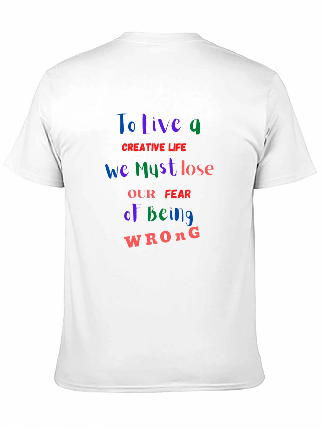 Creative Life Graphic Tee - Soft Black Unisex T-Shirt