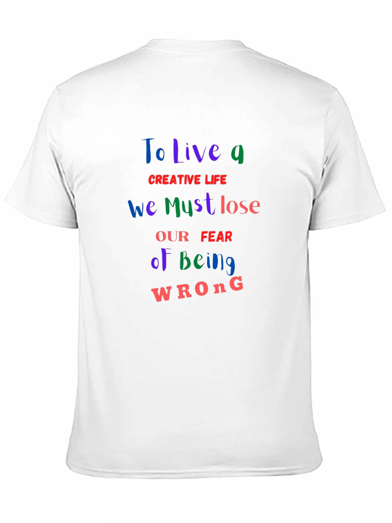 Creative Life Graphic Tee - Soft Black Unisex T-Shirt