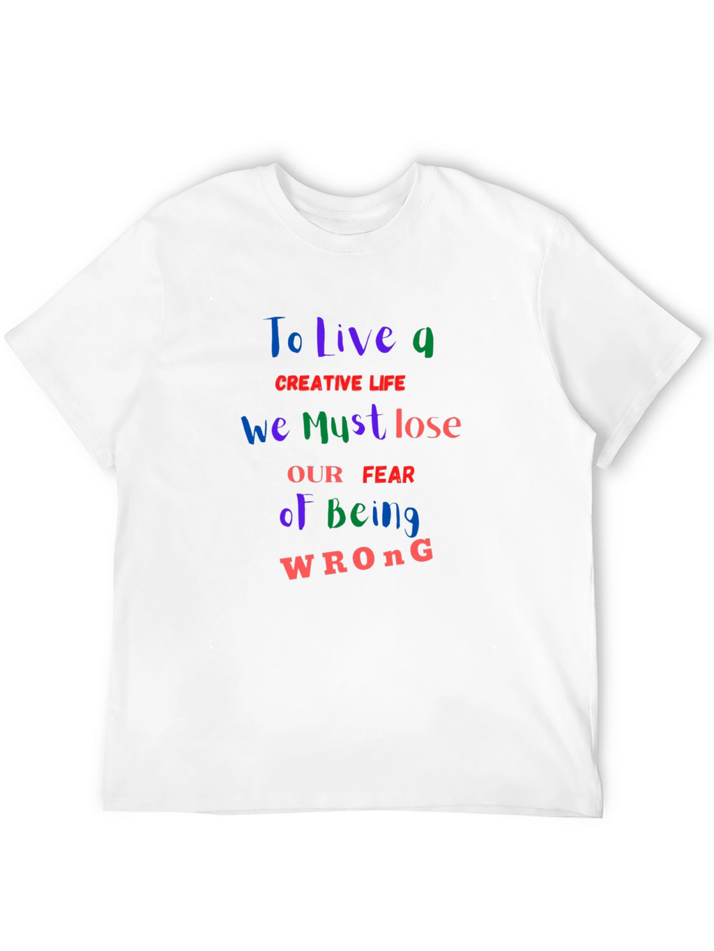 Creative Life Graphic Tee - Soft Black Unisex T-Shirt