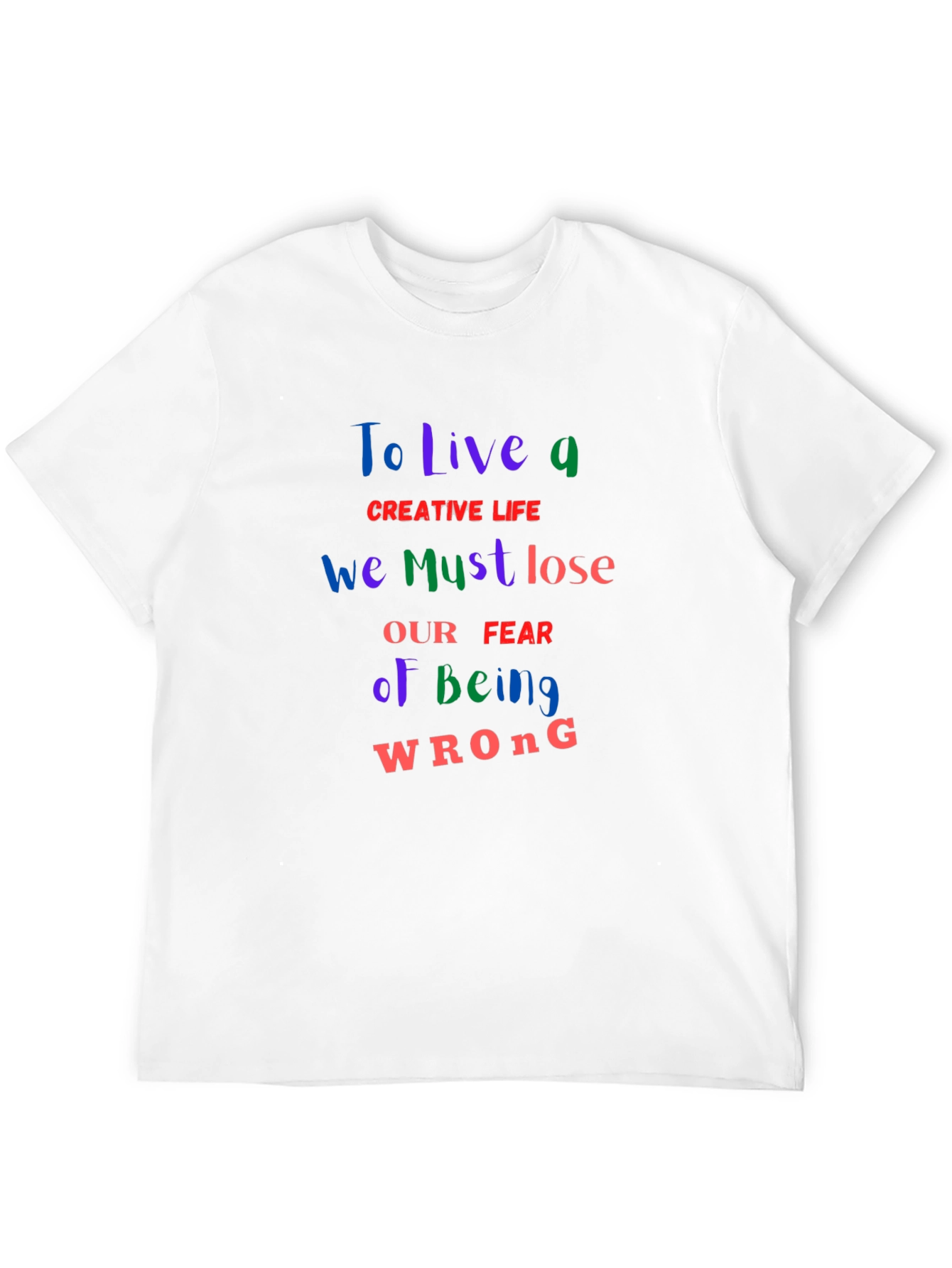 Creative Life Graphic Tee - Soft Black Unisex T-Shirt