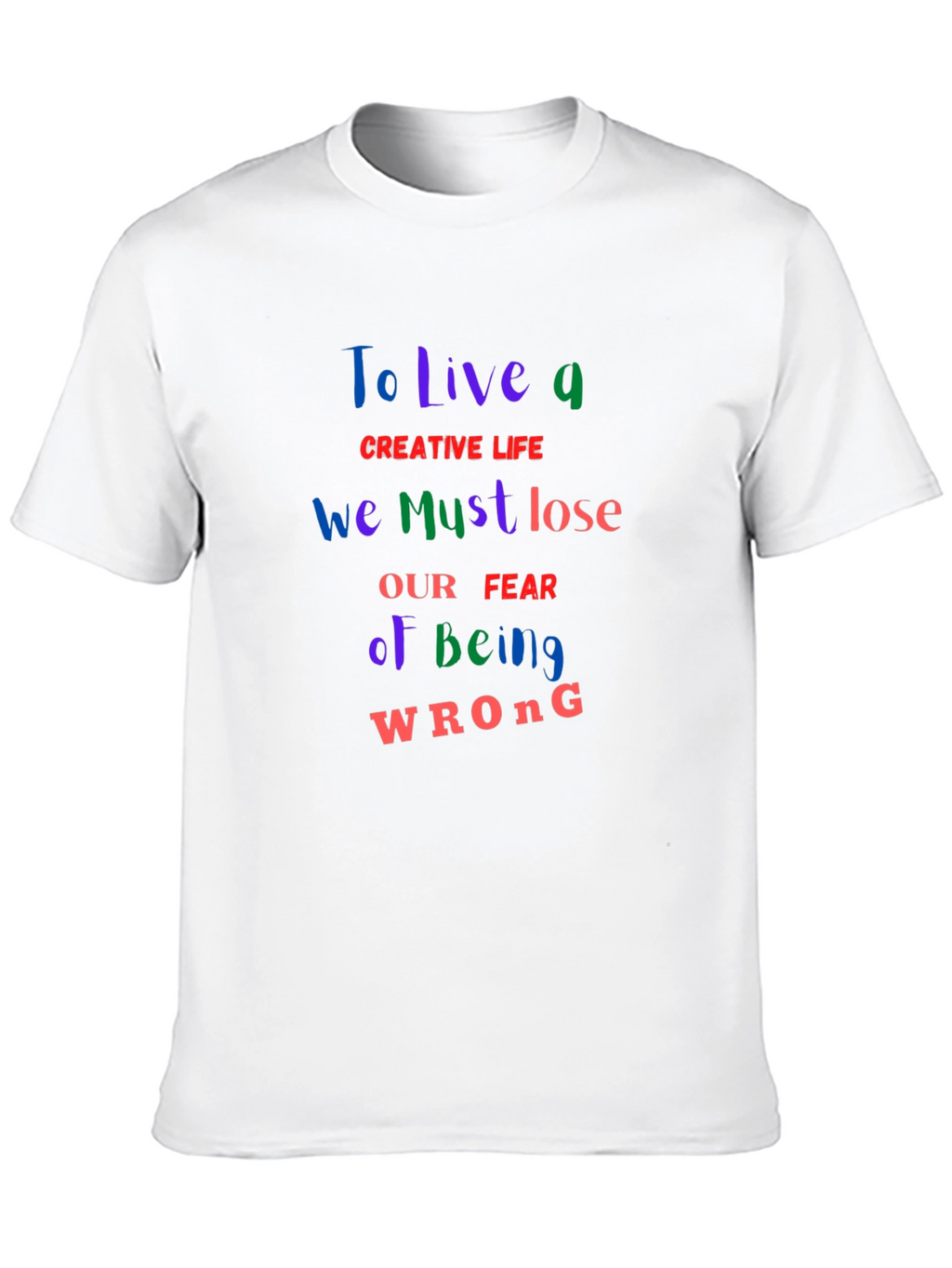 Creative Life Graphic Tee - Soft Black Unisex T-Shirt
