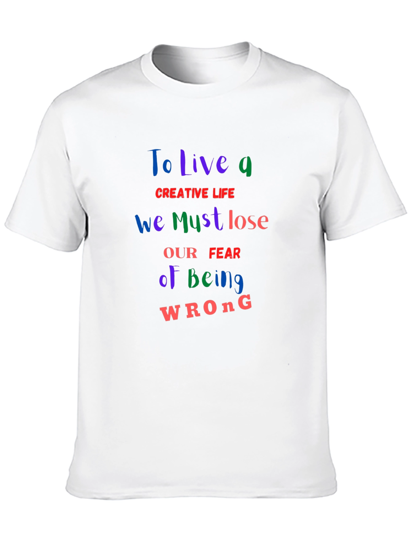 Creative Life Graphic Tee - Soft Black Unisex T-Shirt
