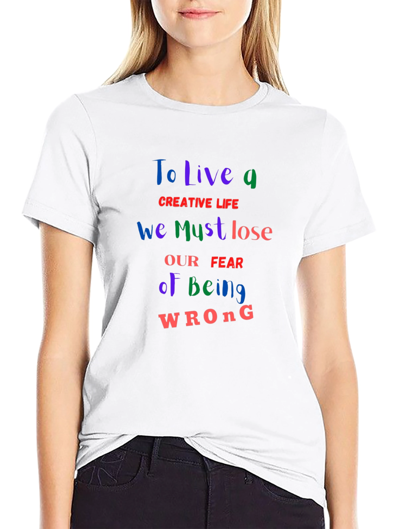 Creative Life Graphic Tee - Soft Black Unisex T-Shirt