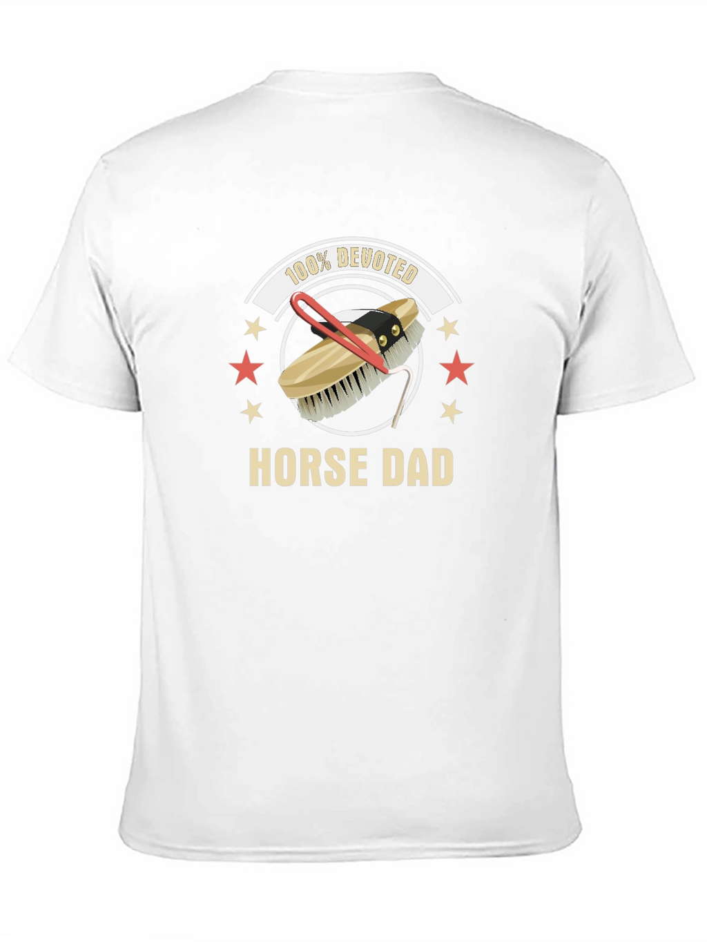 Horse Dad 100% Devoted T-Shirt