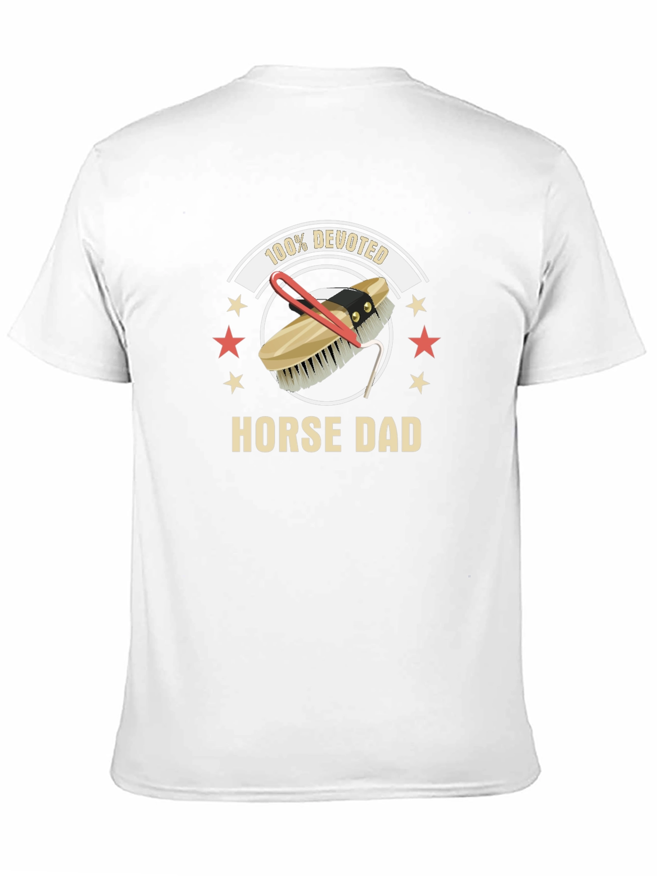 Horse Dad 100% Devoted T-Shirt