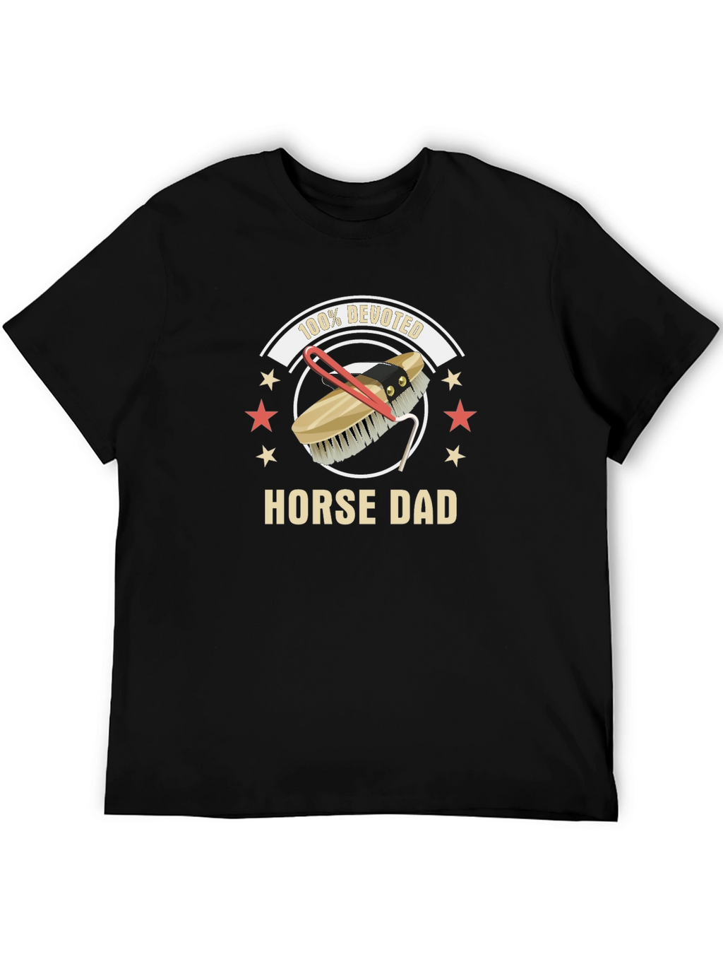 Horse Dad 100% Devoted T-Shirt