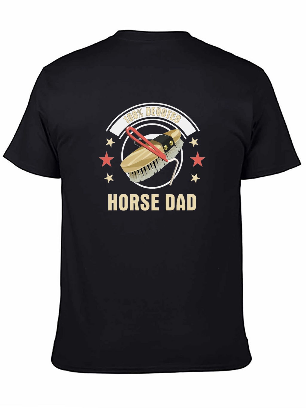 Horse Dad 100% Devoted T-Shirt