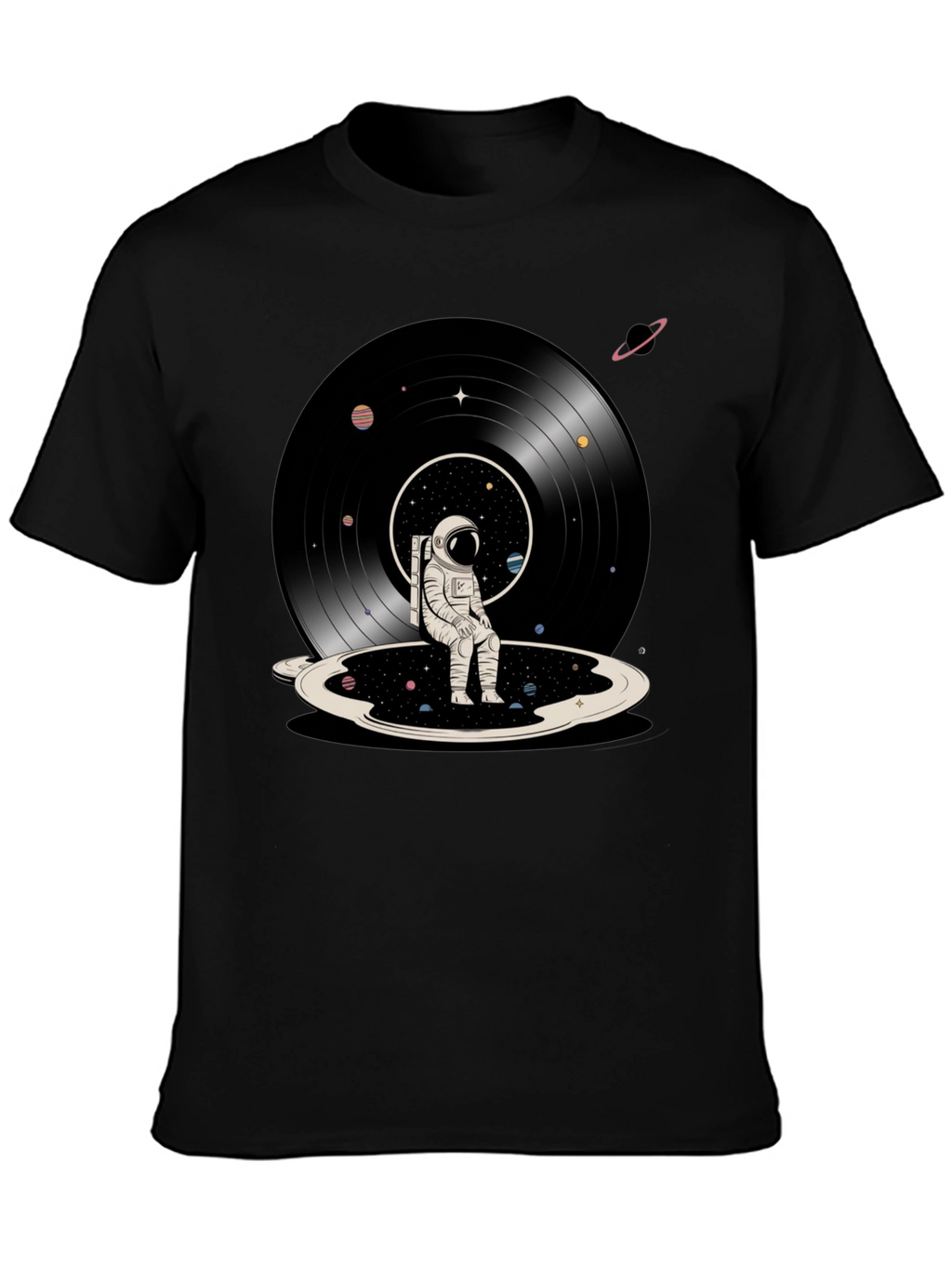 Astronaut Record T-Shirt - Space Dreams