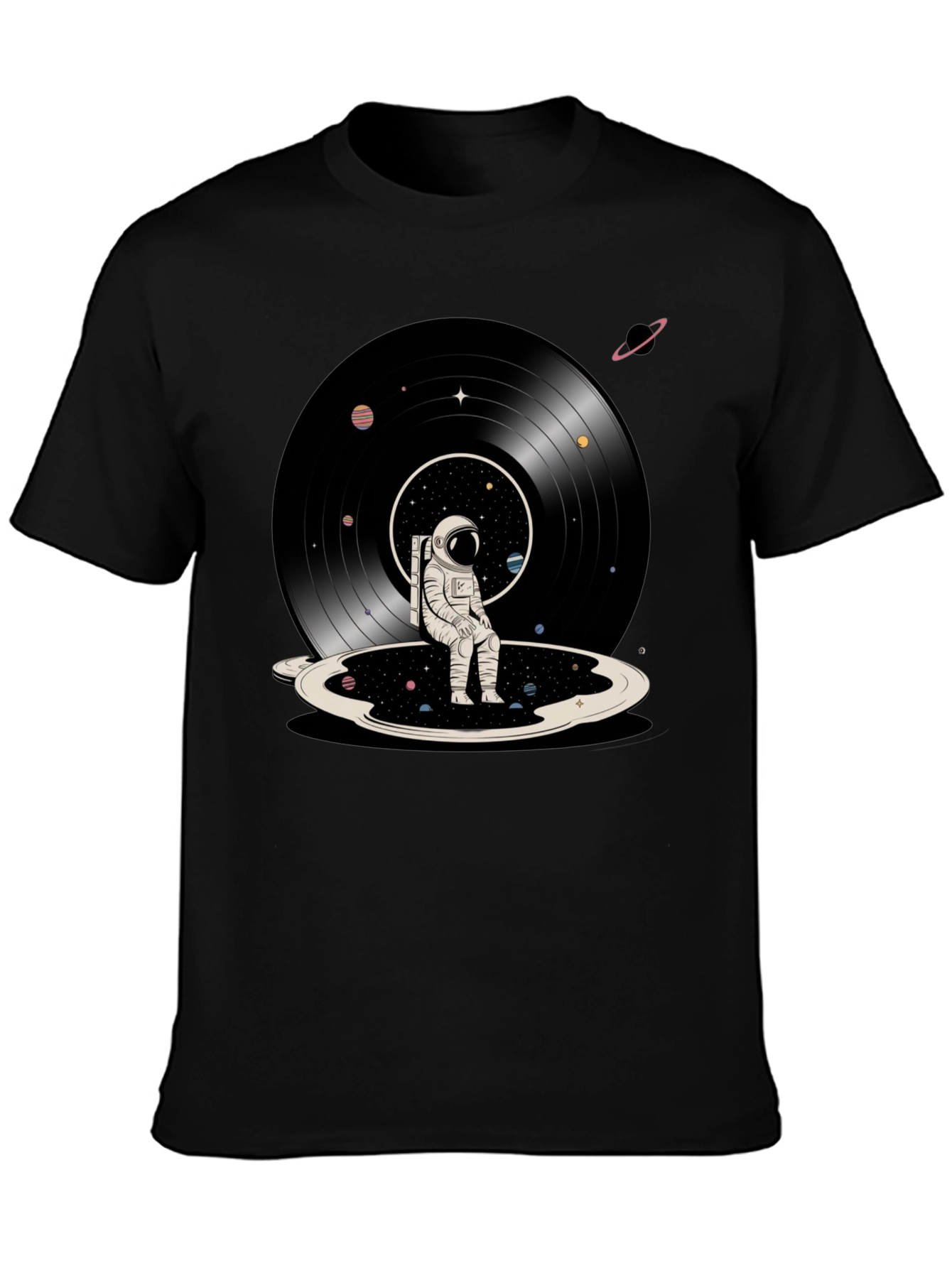 Astronaut Record T-Shirt - Space Dreams