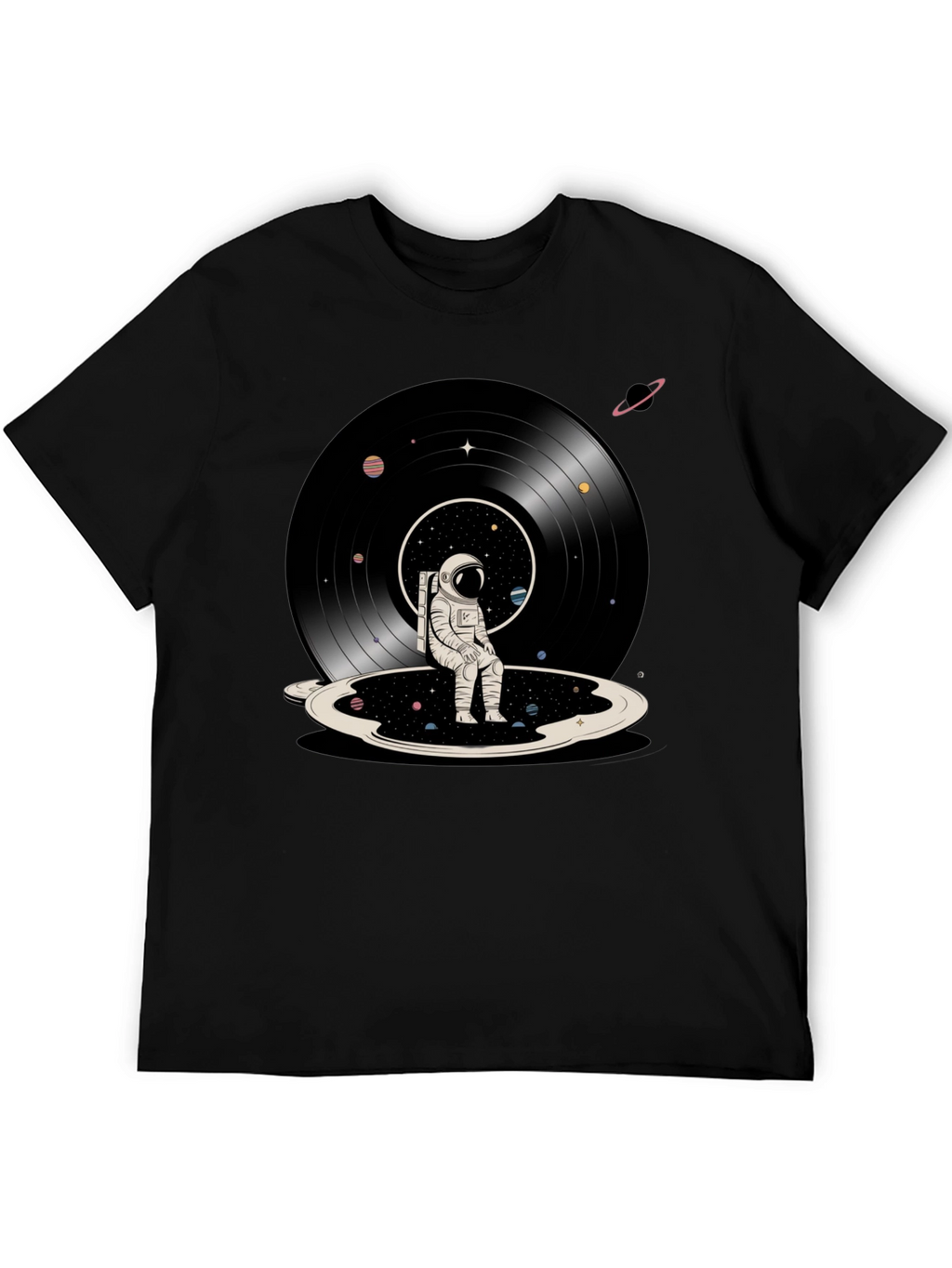 Astronaut Record T-Shirt - Space Dreams