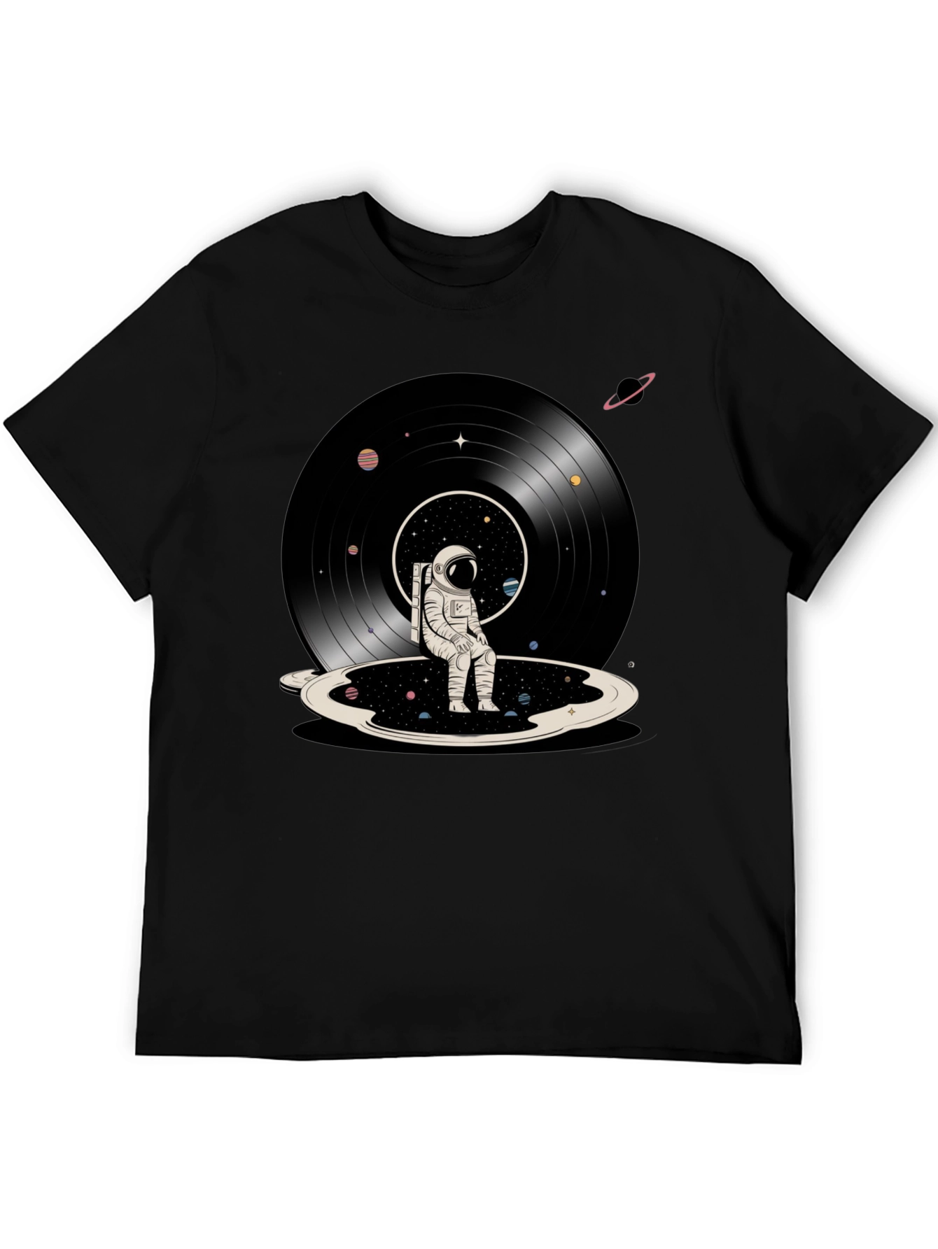 Astronaut Record T-Shirt - Space Dreams