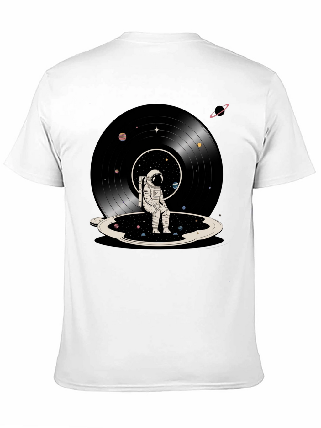 Astronaut Record T-Shirt - Space Dreams