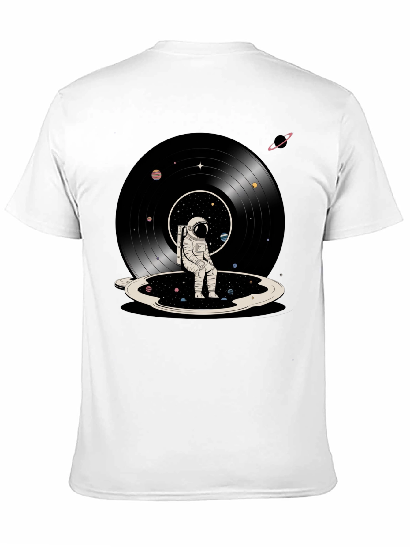Astronaut Record T-Shirt - Space Dreams
