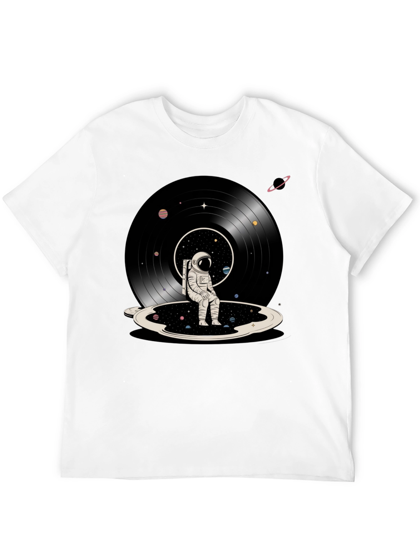 Astronaut Record T-Shirt - Space Dreams