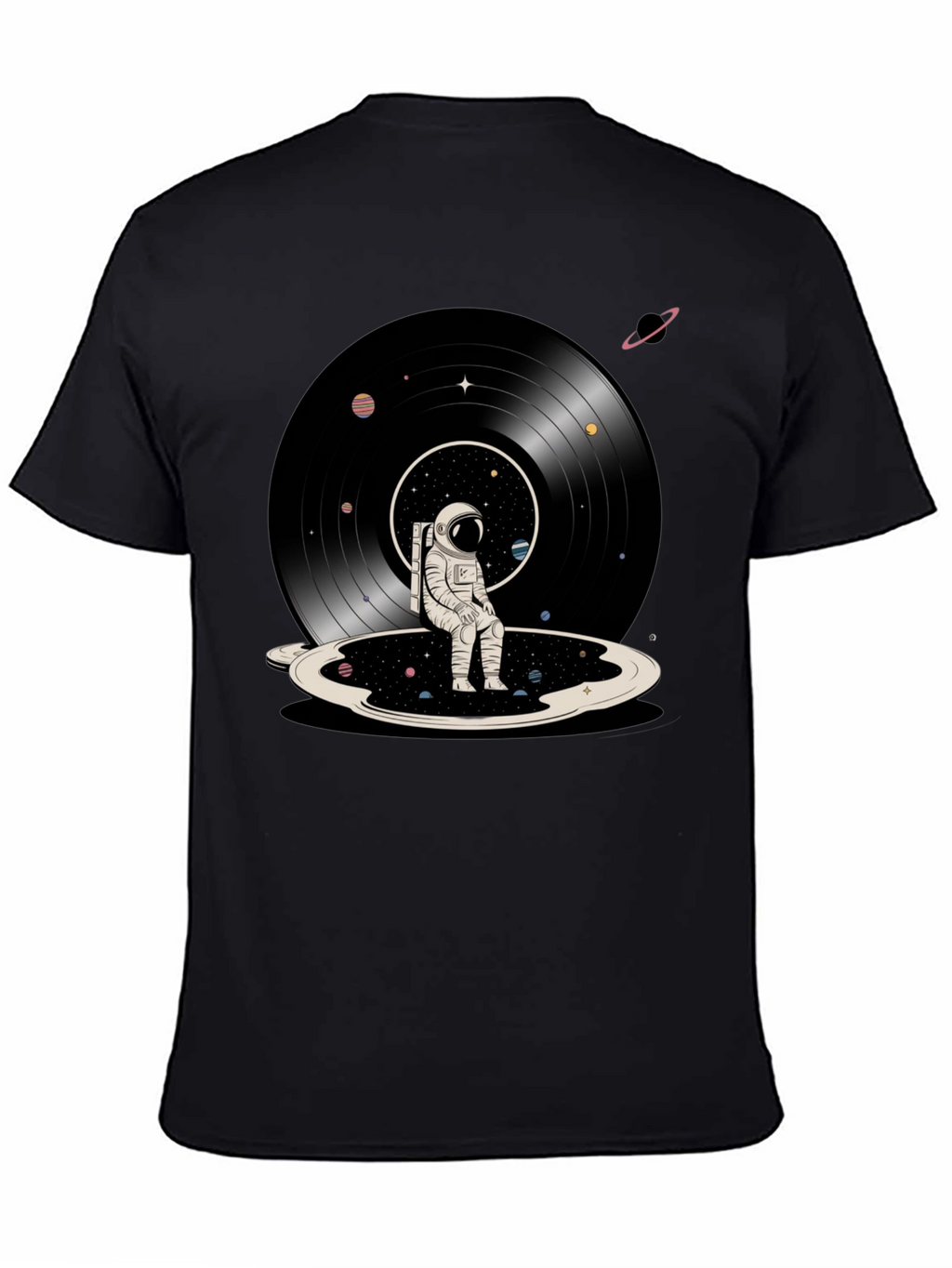 Astronaut Record T-Shirt - Space Dreams