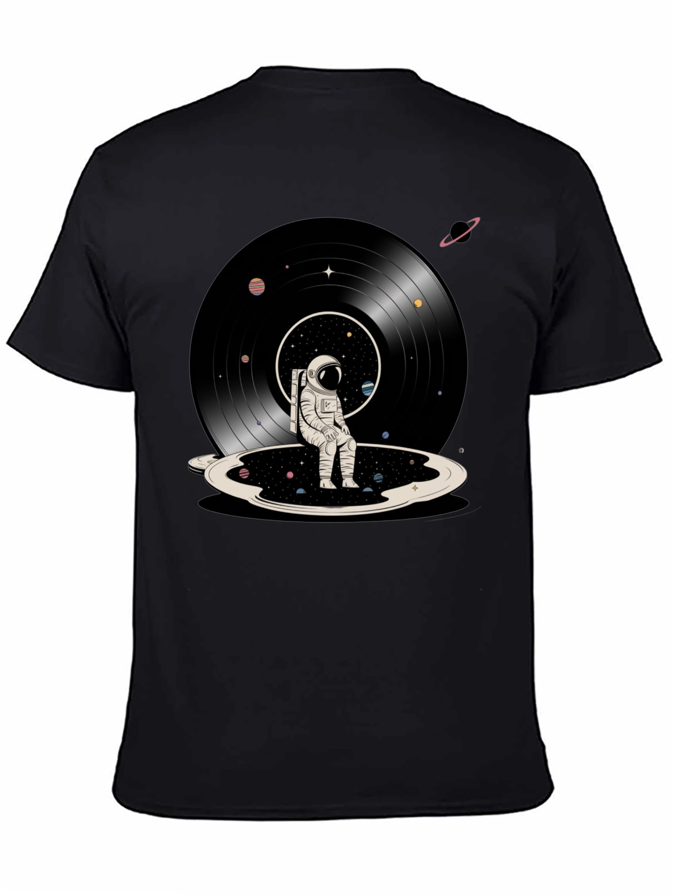 Astronaut Record T-Shirt - Space Dreams