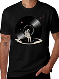 Astronaut Record T-Shirt - Space Dreams