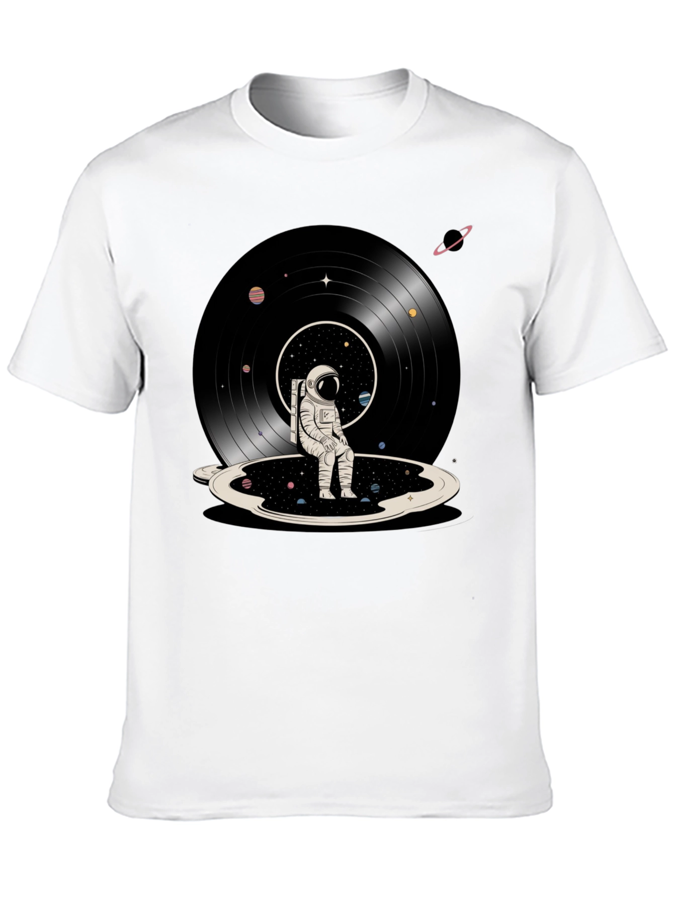 Astronaut Record T-Shirt - Space Dreams