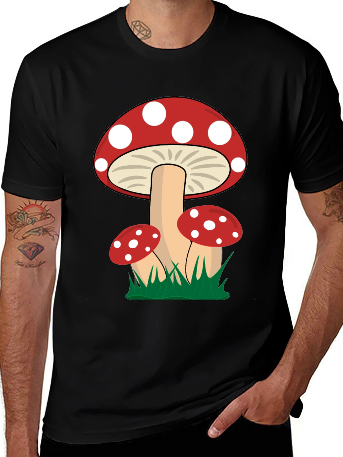 Mushroom Graphic Tee - Whimsical Nature Shirt