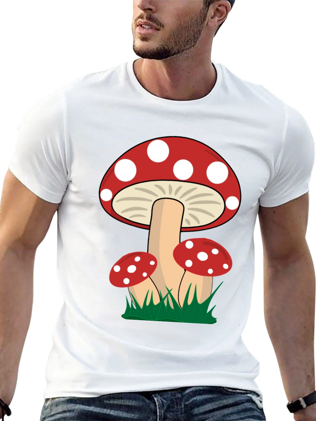 Mushroom Graphic Tee - Whimsical Nature Shirt