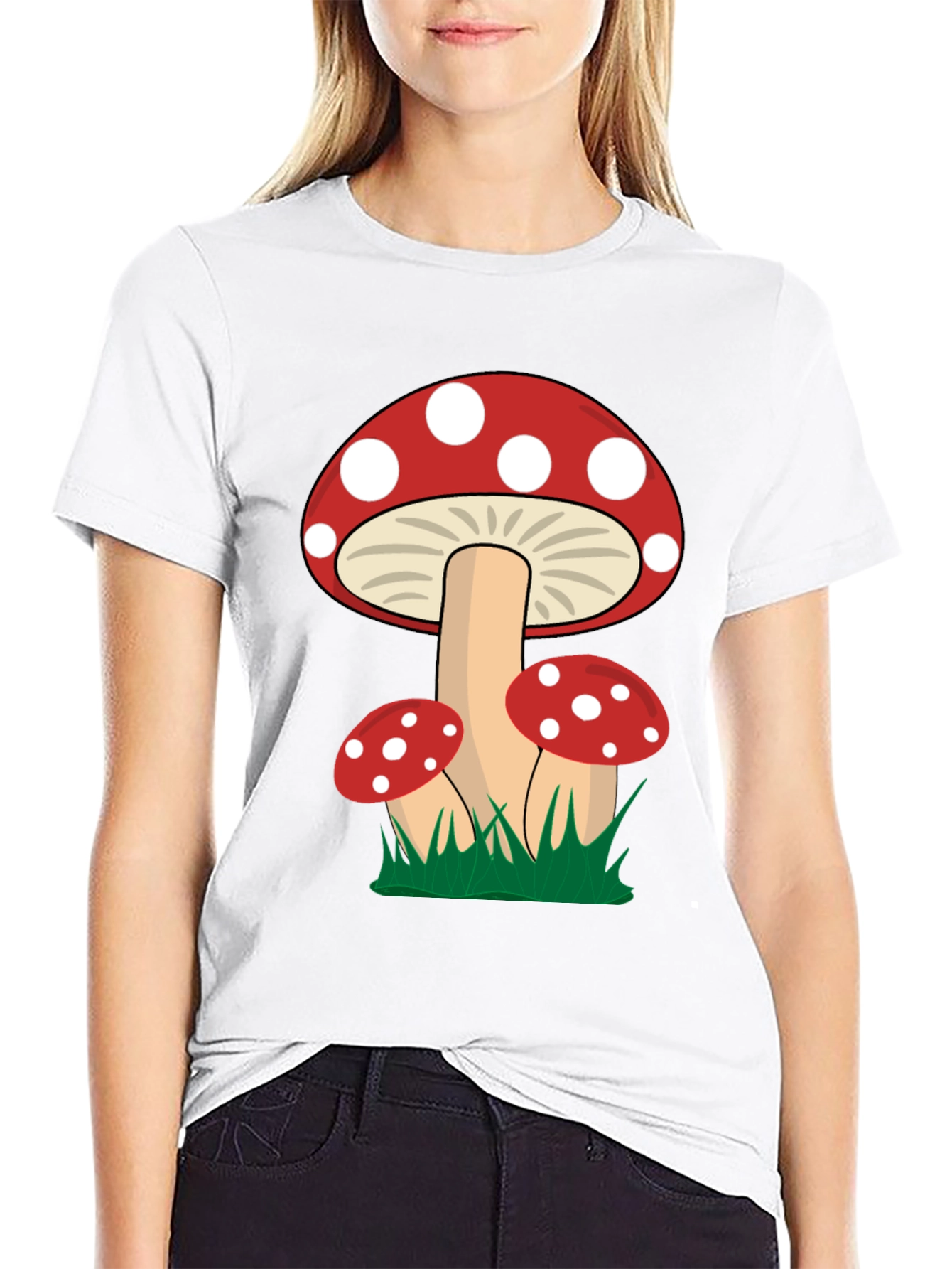 Mushroom Graphic Tee - Whimsical Nature Shirt