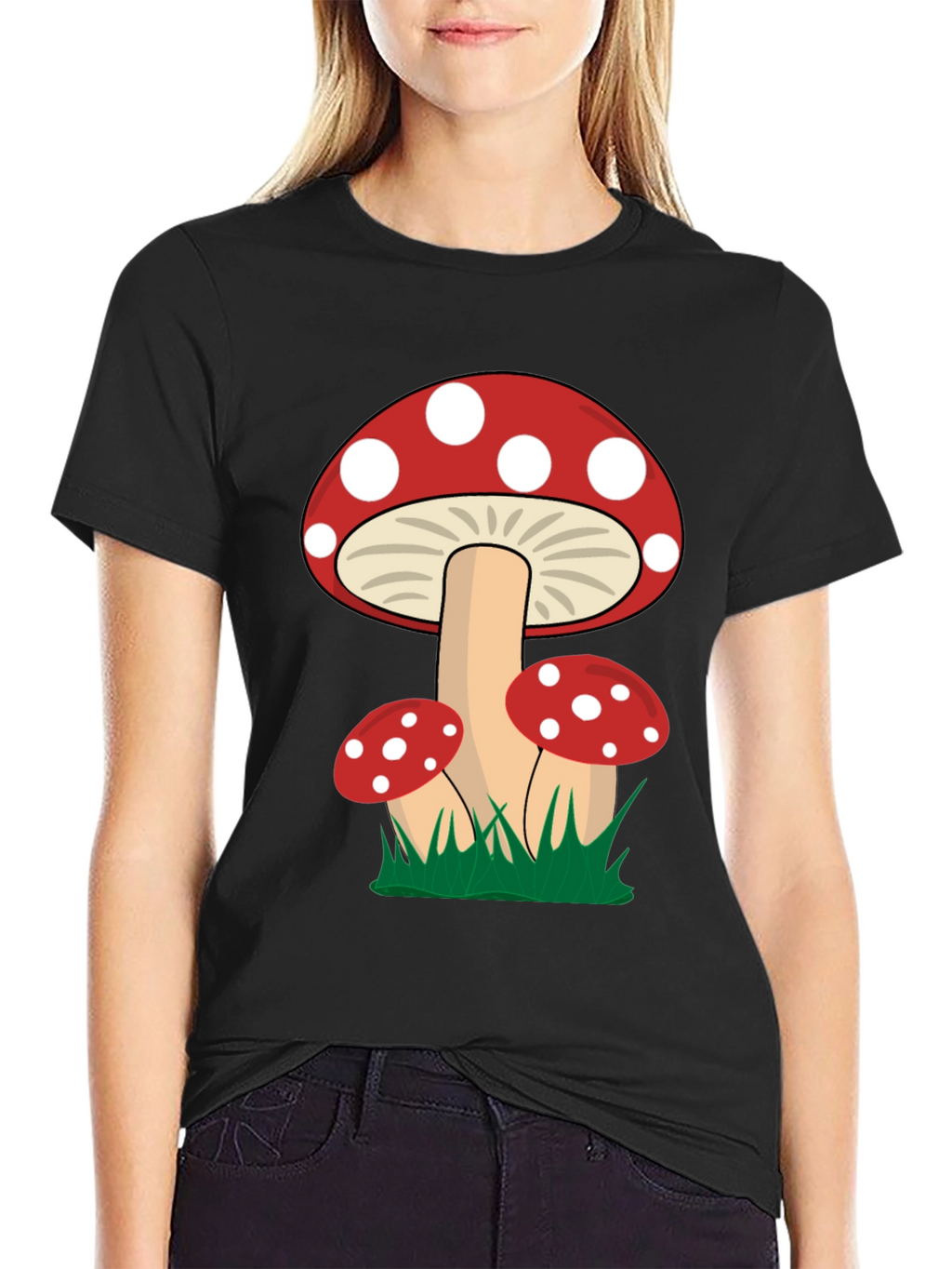 Mushroom Graphic Tee - Whimsical Nature Shirt