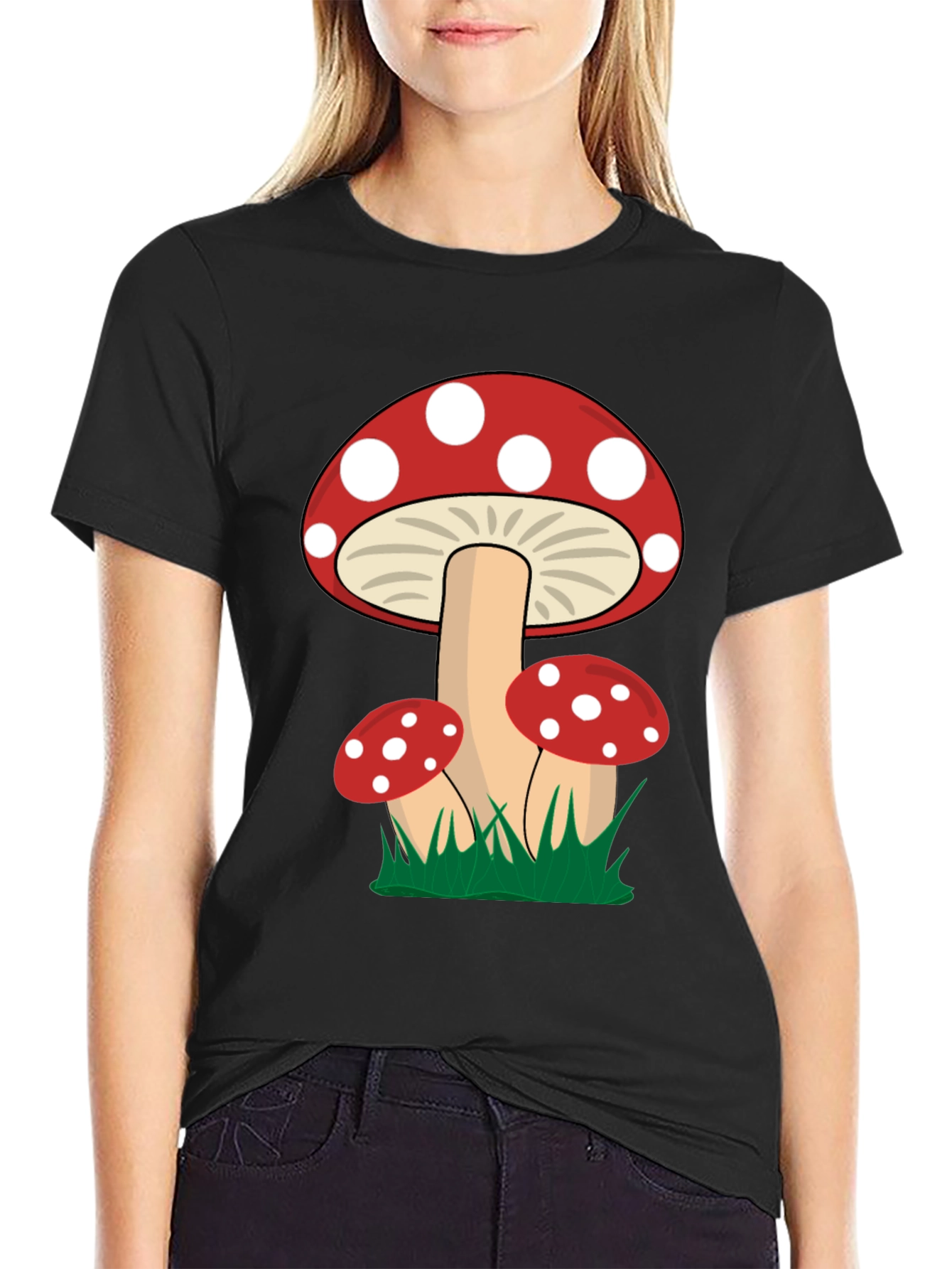 Mushroom Graphic Tee - Whimsical Nature Shirt