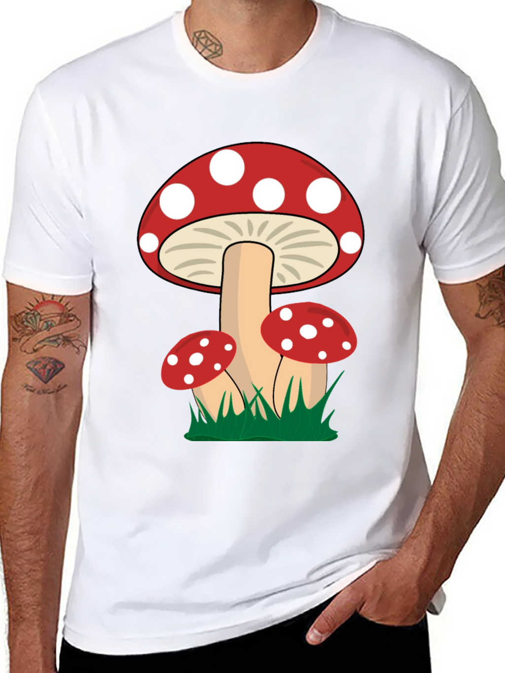 Mushroom Graphic Tee - Whimsical Nature Shirt
